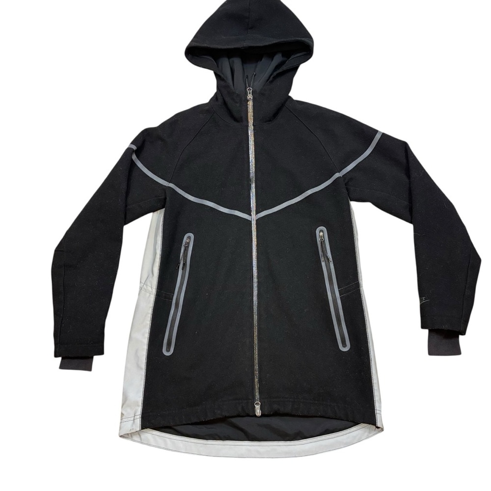 Ladies Nike Wool Windrunner Reflective Hooded Jacket Black Size‎ Small
